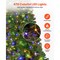 Green PVC & Iron 7.2ft Pre-Lit Christmas Tree with 470 LED Lights